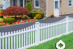 Contemporary Classic White 3 inch by Seven Eight Inch Picket Fence Made With EverStrong Profiles for Vinyl Fence and Railing #fence #fences #vinylfence #pvcfence #vinylfences #pvcfences #picketfence #fencecompany #fencecontractor #fenceinstaller #fencesupplies #longisland #longislandny #connecticut #rhodeisland #massachusetts #newjersey #pennsylvania #thenortheast #tristatearea